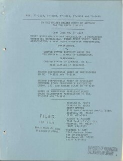 Puget Sound Gillnetters Ass'n v. United States District Court: Brief of Intervenor Appellant Puget Sound Gillnetters Association (1978)