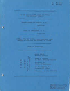 Puget Sound Gillnetters Ass'n v. United States District Court: Brief of Appellants (1978)