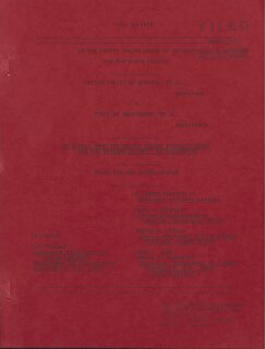 United States v. Washington: Brief for the United States (1985)