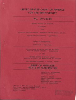 United States v. Washington: Brief of Appellee State of Washington (1980)