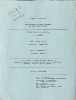 United States v. Washington: Brief of the Appellant (1991)