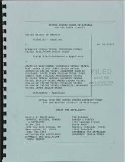 United States v. Washington: Brief for Appellants (1995)