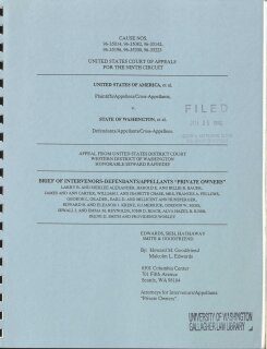 United States v. Washington: Brief of Intervenors-Defendants/Appellants "Private Owners" (1996)