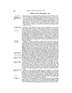 Treaty with the Makah, 1855