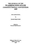 The Journal of the Washington State Constitutional Convention, 1889