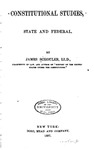 Constitutional Studies: State and Federal